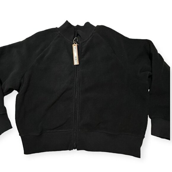 Skims Fleece Lounge Jacket, Black, Size XL, New‎ with tags - Picture 13 of 16